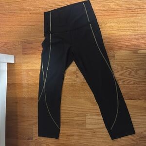 Lululemon limited edition gold stripe pattern